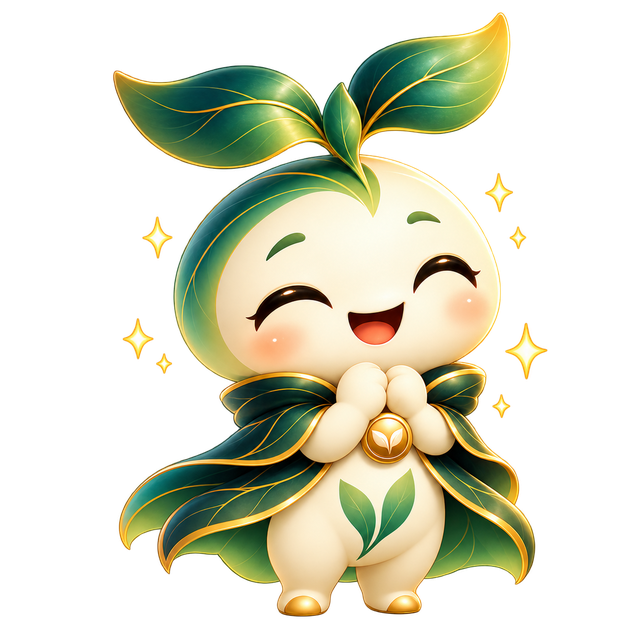 Enku smiling softly with hands together, encouraging
